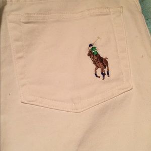 Ralph Lauren size 29 white denim skirt
